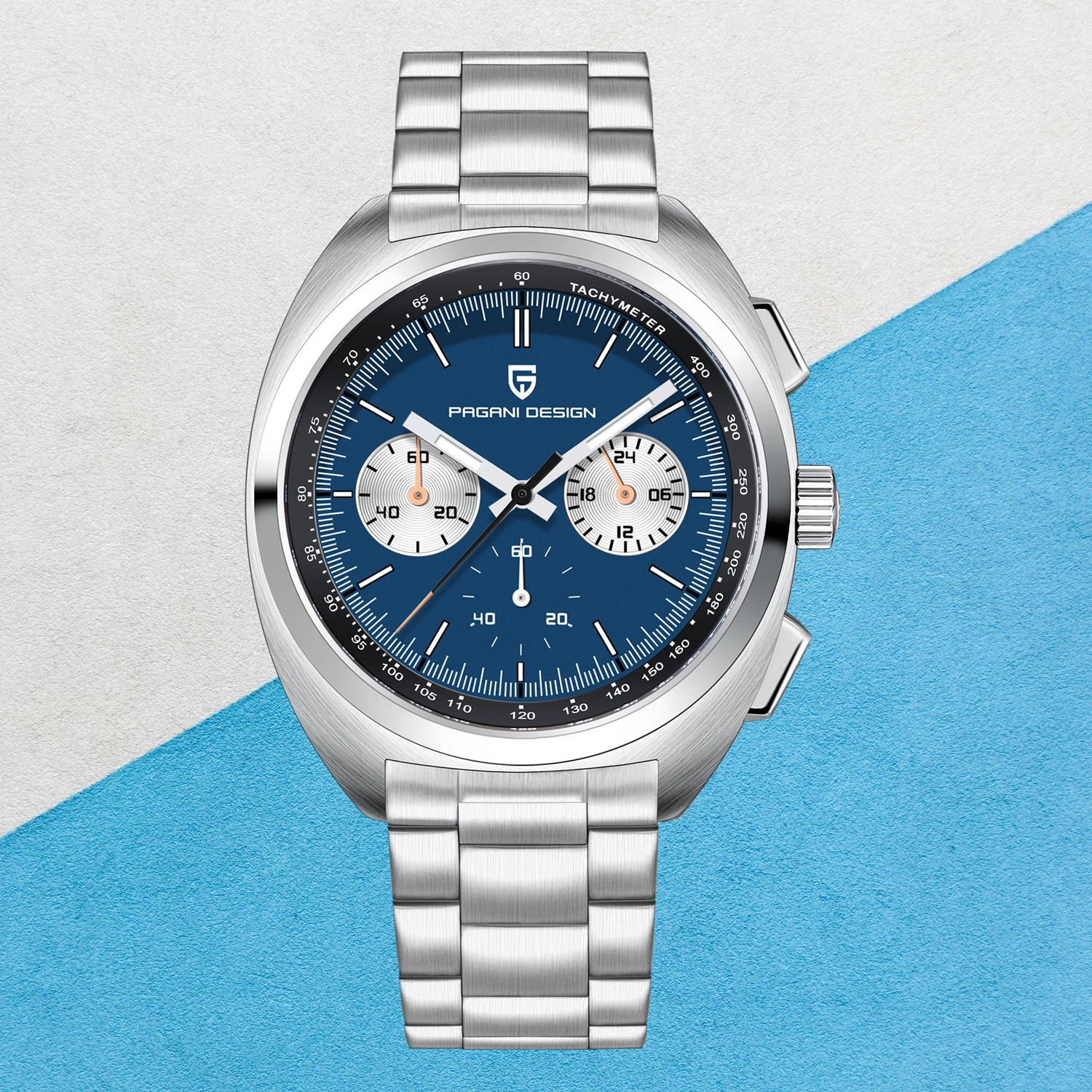 

PAGANI DESIGN 1782 Watch 2023 NEW Turtle back Chronograph Luxury Wristwatch for man Quartz Luminous Watch Reloj para hombre