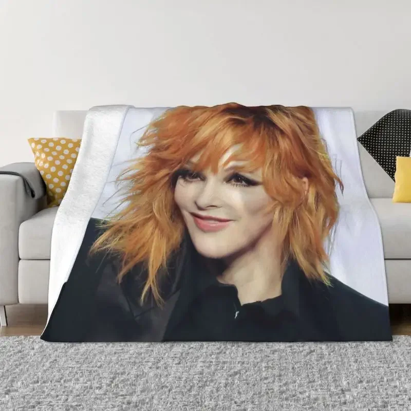 Pretty Mylene Farmer Blankets Warm Flannel French Singer Throw Blanket for Sofa Office Bedspreads
Pretty Mylene Farmer Blankets Warm Flannel French Singer Throw Blanket for Sofa Office Bedspreads