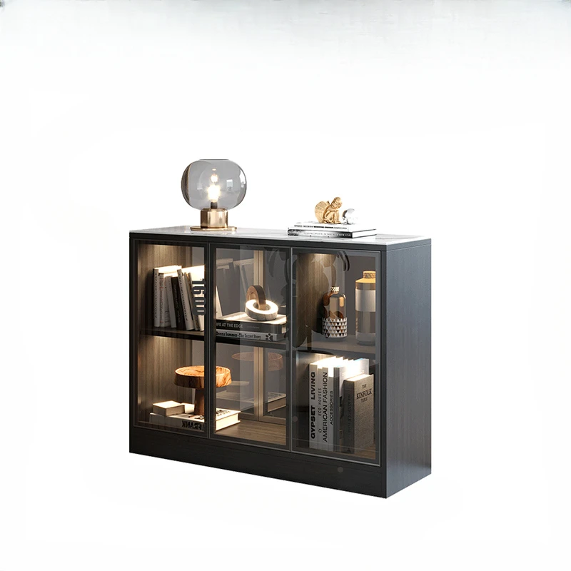 Solid Wood Display Cabinet Living Room Glass Door Double-Sided Bookcase Simple Magazine Cabinet Small Hand Cabinet
Solid Wood Display Cabinet Living Room Glass Door Double-Sided Bookcase Simple Magazine Cabinet Small Hand Cabinet