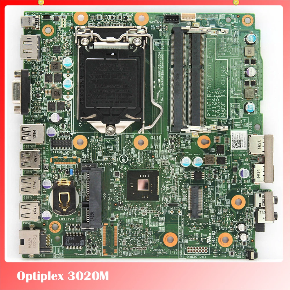 Original Desktop Motherboard For DELL For Optiplex 3020M PIH81R 0VRWRC VRWRC PIH81R/Dogfish_Entry H81 Fully Tested High Quality
Original Desktop Motherboard For DELL For Optiplex 3020M PIH81R 0VRWRC VRWRC PIH81R/Dogfish_Entry H81 Fully Tested High Quality