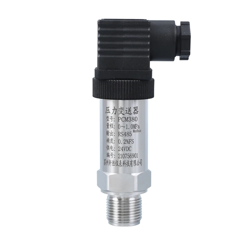 PCM380 Modbus RTU RS485 датчик давления Высокая точность 485 датчик давления связи
PCM380 Modbus RTU RS485 датчик давления Высокая точность 485 датчик давления связи