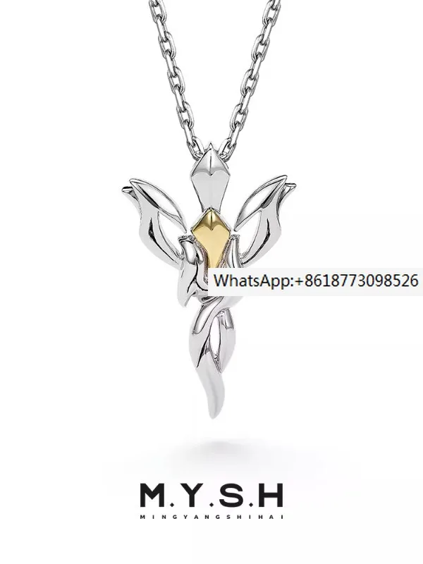 Sterling Silver Necklace Men's White and Yellow Cross Pendant Fashion Brand Hip Hop Mini Versatile Design Sensible Sweater Chain
Sterling Silver Necklace Men's White and Yellow Cross Pendant Fashion Brand Hip Hop Mini Versatile Design Sensible Sweater Chain