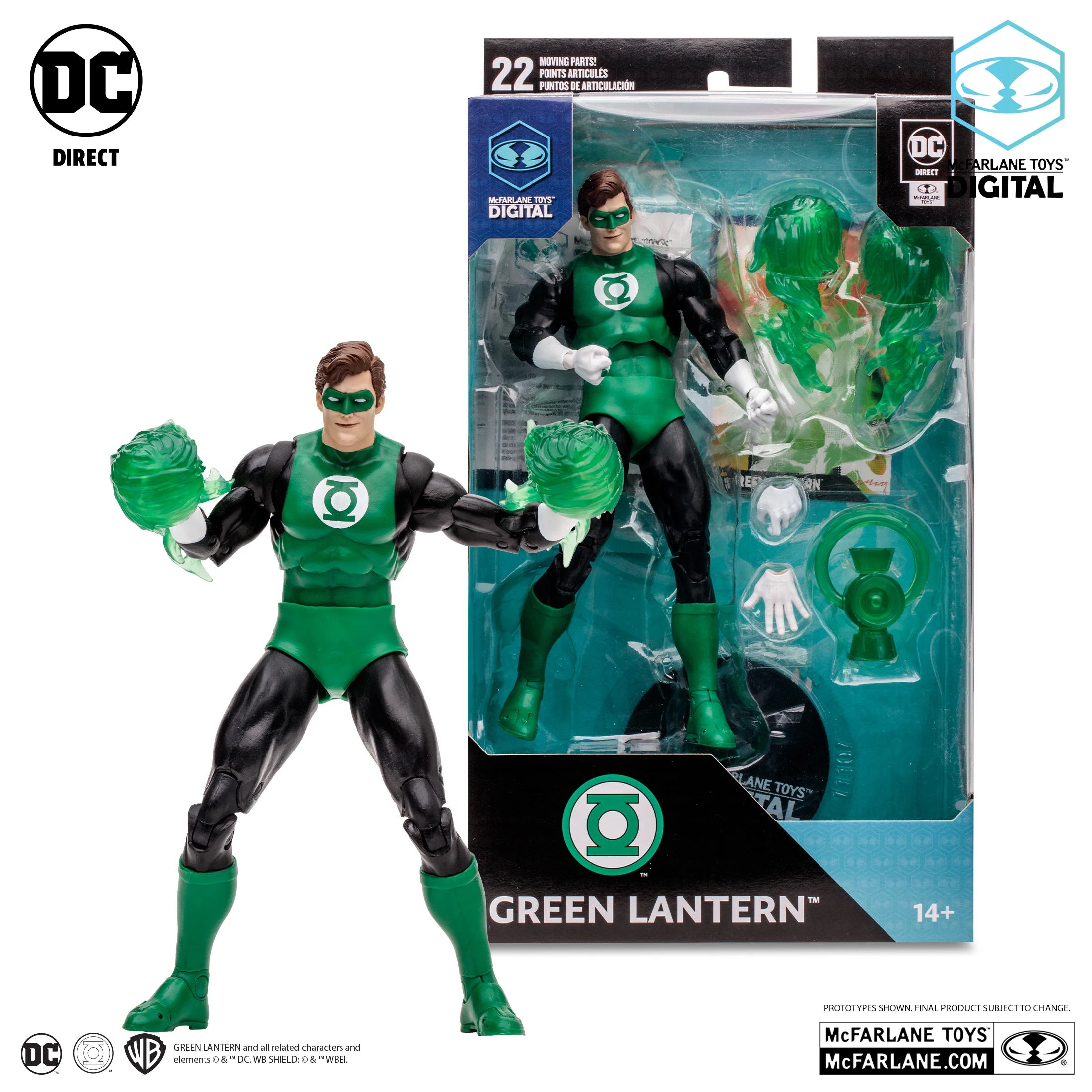McFarlane Toys Green Lantern (The Silver Age) with Digital Collectible Hal Jordan DC Multiverse 7-Inch Movable Figure Figure
McFarlane Toys Green Lantern (The Silver Age) with Digital Collectible Hal Jordan DC Multiverse 7-Inch Movable Figure Figure