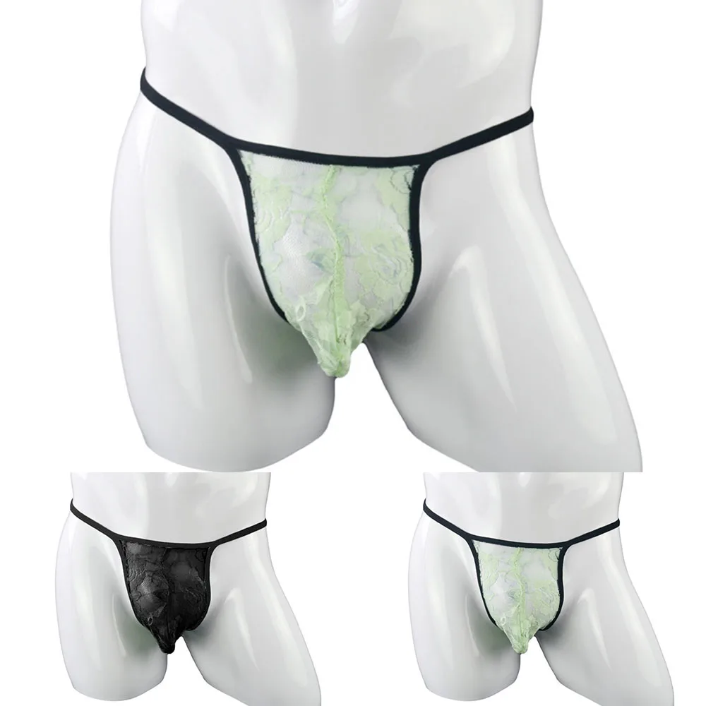 Hot Mens Lace See-through Pouch G-string Ultra-thin Low Rise Breathable Briefs Underwear T-Back Briefs Thong V-string Lingerie
Hot Mens Lace See-through Pouch G-string Ultra-thin Low Rise Breathable Briefs Underwear T-Back Briefs Thong V-string Lingerie