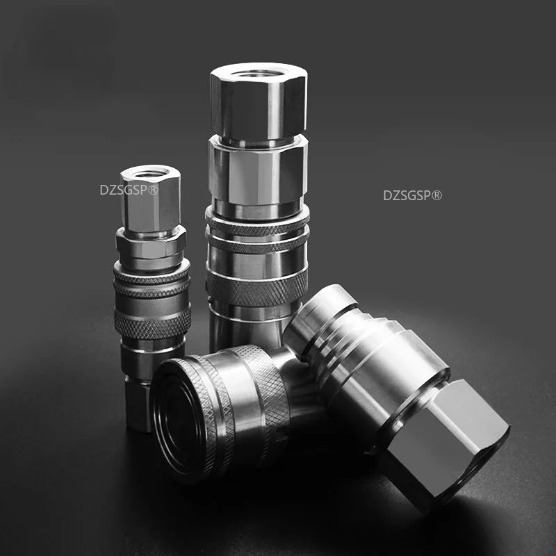 Universal NPT Hydraulics Couplings Set 1/2" 3/8 1/2 3/4 Skid Steer Bobcat Flat Face Hydraulic Quick Connect Couplers
Universal NPT Hydraulics Couplings Set 1/2" 3/8 1/2 3/4 Skid Steer Bobcat Flat Face Hydraulic Quick Connect Couplers