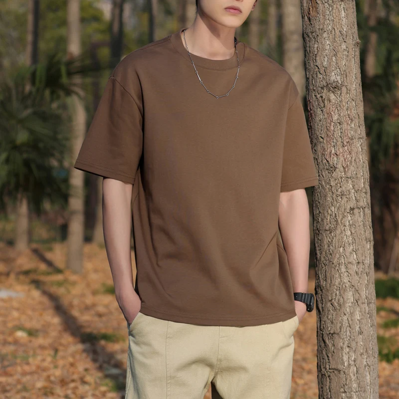 

Summer Men's Fashion Short Sleeve T-shirt Plain T-shirts Y2k Fugees Clothing Oversized Tee New Oversize Tops Man Brand Luxury