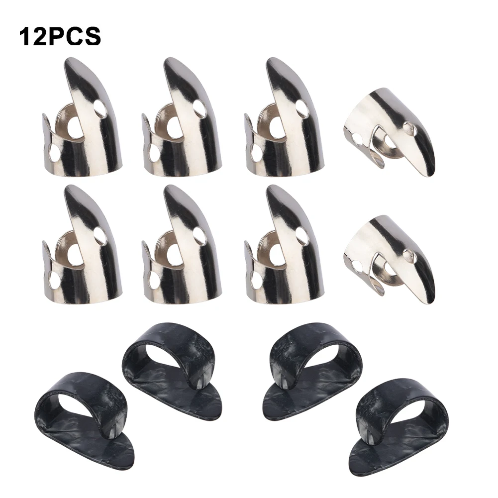 12pcs Accessories Acoustic Electric For Guitar Gift Finger Picks Set Durable Portable Stainless Steel Thumb Sturdy Protective
12pcs Accessories Acoustic Electric For Guitar Gift Finger Picks Set Durable Portable Stainless Steel Thumb Sturdy Protective