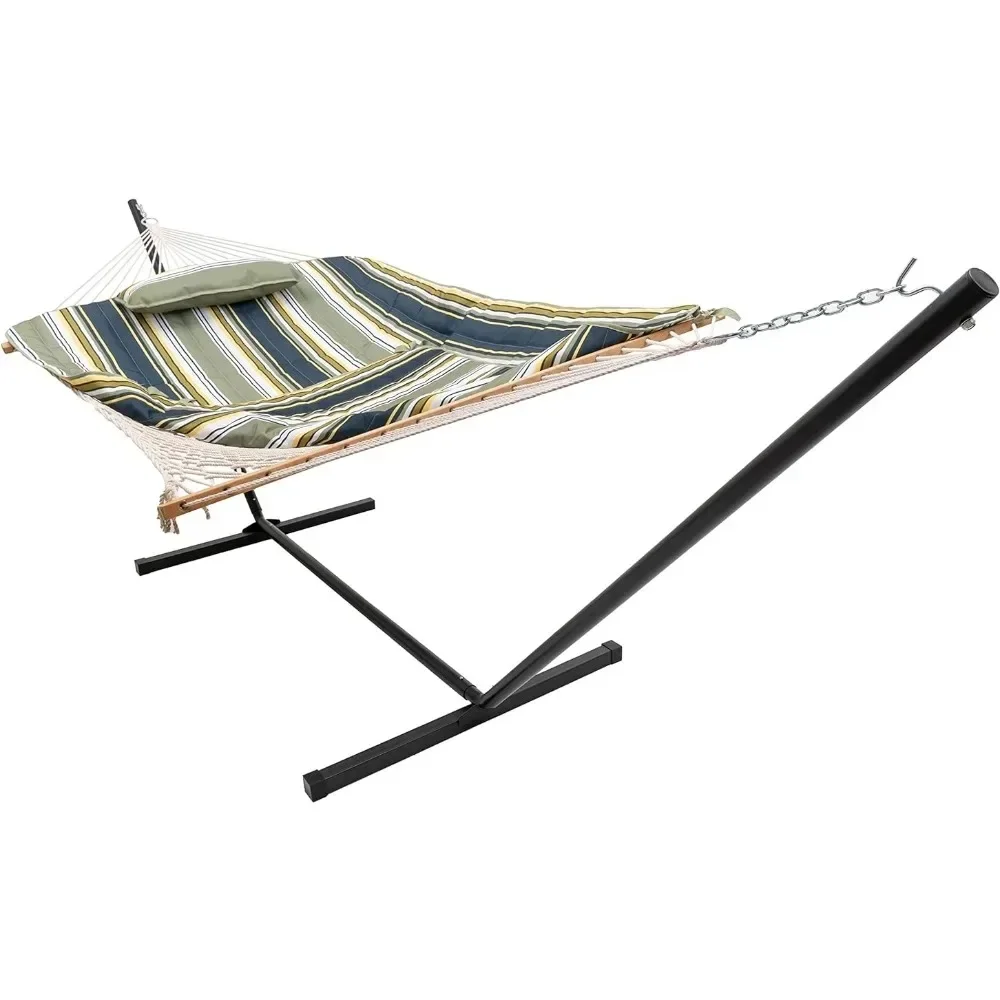 Hanging Hammocks for Women Double Outdoor Hammock With 12 Ft Steel Stand Foot Rest Detachable Pillow Spreader Bars Beach Chairs
Hanging Hammocks for Women Double Outdoor Hammock With 12 Ft Steel Stand Foot Rest Detachable Pillow Spreader Bars Beach Chairs