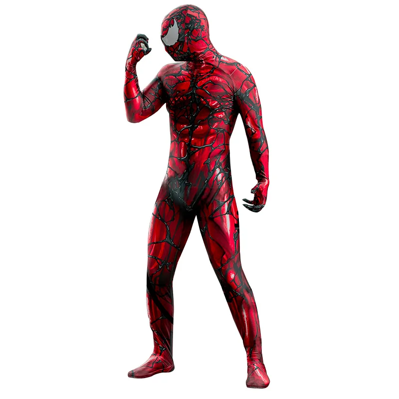 Venom Symbiont Carnage Spiderman Cosplay Costume Cletus Kasady Zentai Jumpsuit Spiderman Superhero Bodysuit Halloween Costume
Venom Symbiont Carnage Spiderman Cosplay Costume Cletus Kasady Zentai Jumpsuit Spiderman Superhero Bodysuit Halloween Costume
