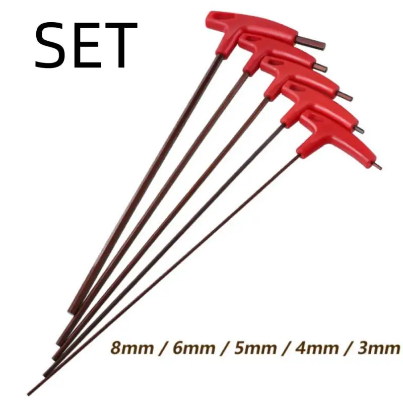 T-Handle Hex Key Wrench 3/4/5/6/8mm Flat/Ball Head Hex Socket Screwdriver Universal Double-end Wrench Spanner Allen Screws Tools
T-Handle Hex Key Wrench 3/4/5/6/8mm Flat/Ball Head Hex Socket Screwdriver Universal Double-end Wrench Spanner Allen Screws Tools