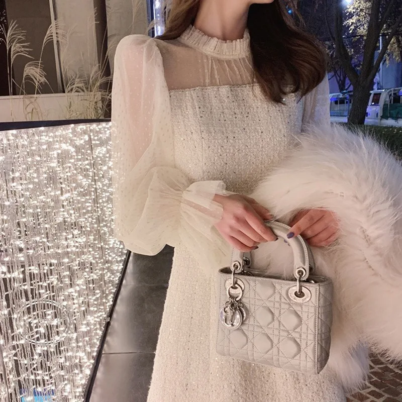 2023 Spring Women Sexy Patchwork Dress Lady Elegant Butterfly Sleeve A-line Dress Vintage Female Lace Perty Vestidos
2023 Spring Women Sexy Patchwork Dress Lady Elegant Butterfly Sleeve A-line Dress Vintage Female Lace Perty Vestidos