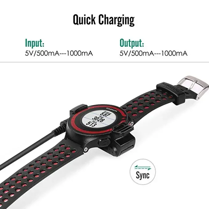 Charger Dock USB Data Sync Charge Cradle Dock Charger with 1M Charging Cable for Garmin Forerunner 220 Smart Watch Charger Dock USB Data Sync Charge Cradle Dock Charger with 1M Charging Cable for Garmin Forerunner 220 Smart Watch