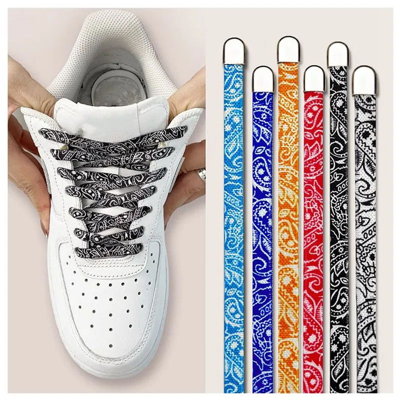 Cashew Flower Elastic Laces Sneakers Kids Adult 8MM Flat Shoelace Without Ties AF1/AJ No Tie Shoelaces for Shoes Accessories
Cashew Flower Elastic Laces Sneakers Kids Adult 8MM Flat Shoelace Without Ties AF1/AJ No Tie Shoelaces for Shoes Accessories
