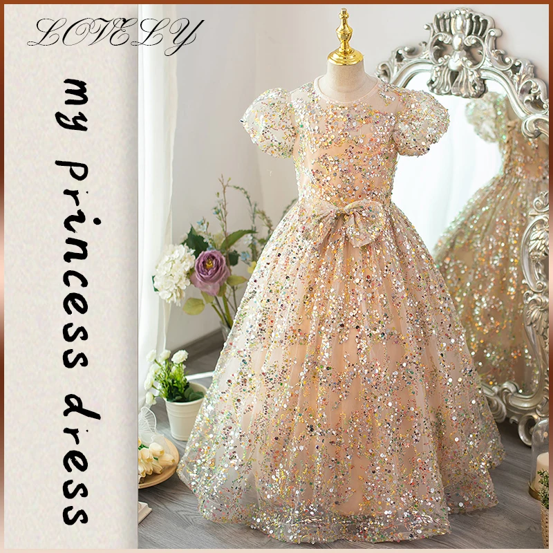 Girl Princess Luxury Birthday Party Dress Ball Gown Dress Flower Girl Dresses Long Evening Gowns Party Dresses Sequin Appliques
Girl Princess Luxury Birthday Party Dress Ball Gown Dress Flower Girl Dresses Long Evening Gowns Party Dresses Sequin Appliques