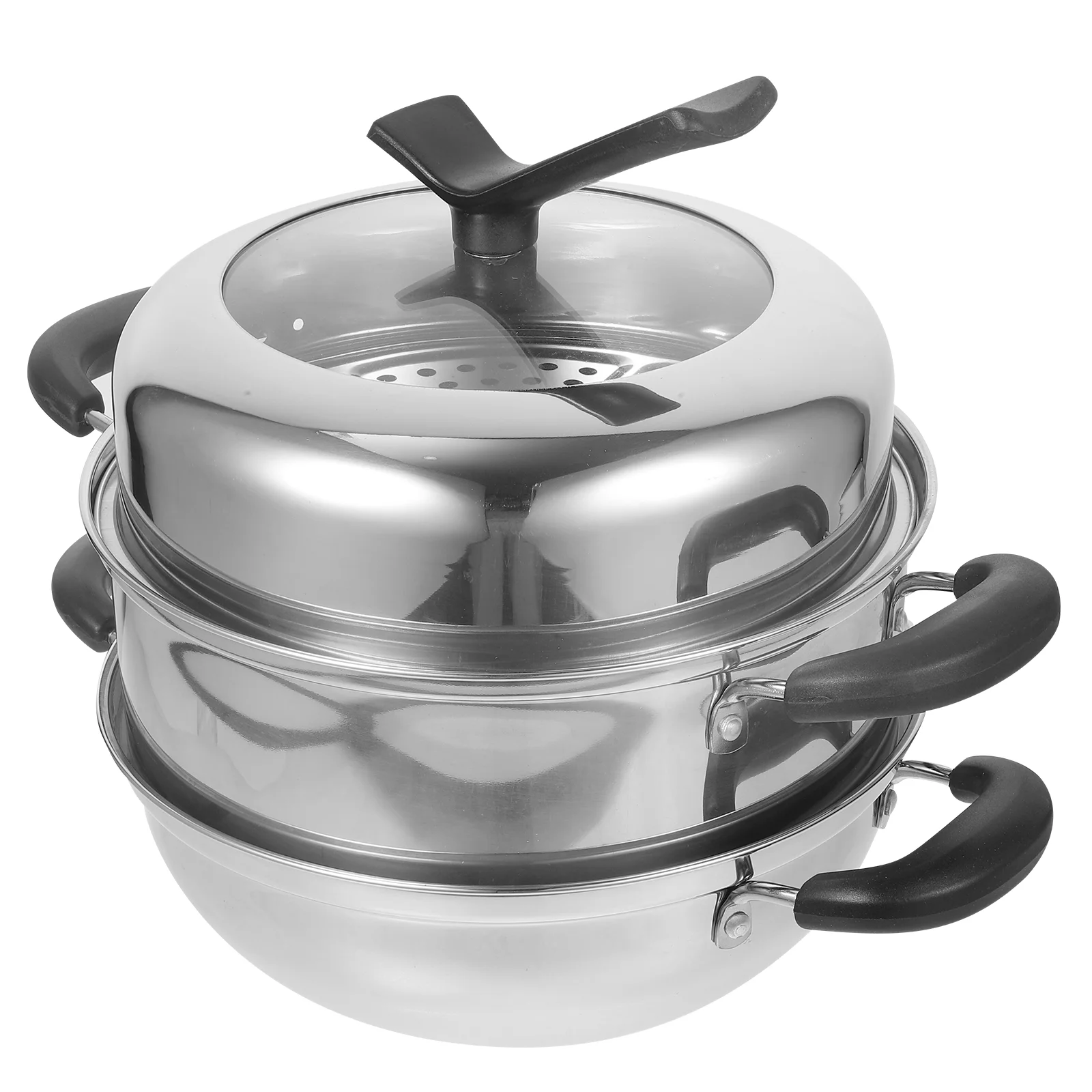 1 Set Kitchen Steamer Food Steaming Cookware Lidded Steaming Pot Soup Cooking Pot
1 Set Kitchen Steamer Food Steaming Cookware Lidded Steaming Pot Soup Cooking Pot