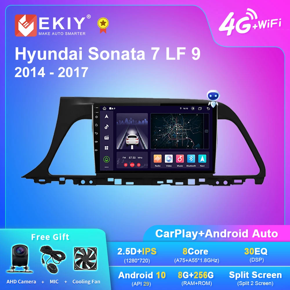 EKIY X7 Android Auto Radio For Hyundai Sonata 7 LF 9 2014-2017 Stereo Car Multimedia Player Carplay GPS Navigation System DVD HU
EKIY X7 Android Auto Radio For Hyundai Sonata 7 LF 9 2014-2017 Stereo Car Multimedia Player Carplay GPS Navigation System DVD HU