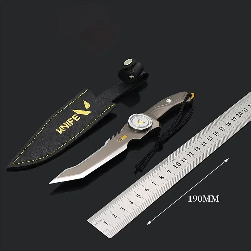 

Valorant Accessories 19cm Game Peripherals Safety Blunt Weapon Task Force 809 Knife Cosplay Metal Model Sword Toy Gifts for Boys