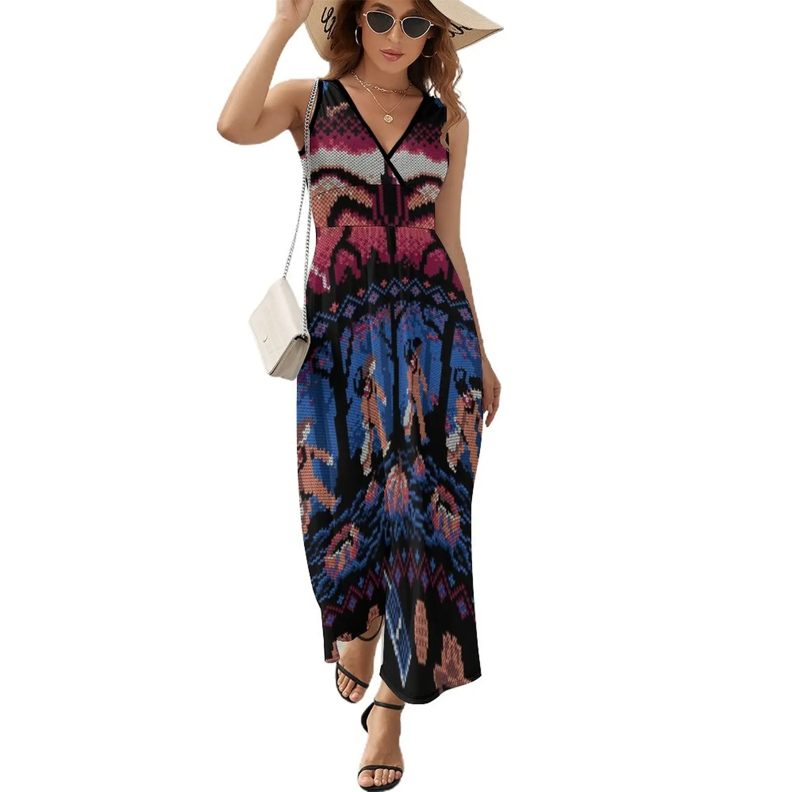 Stranger Sweater 2 Sleeveless Dress summer dress korean women Women's summer skirt
Stranger Sweater 2 Sleeveless Dress summer dress korean women Women's summer skirt