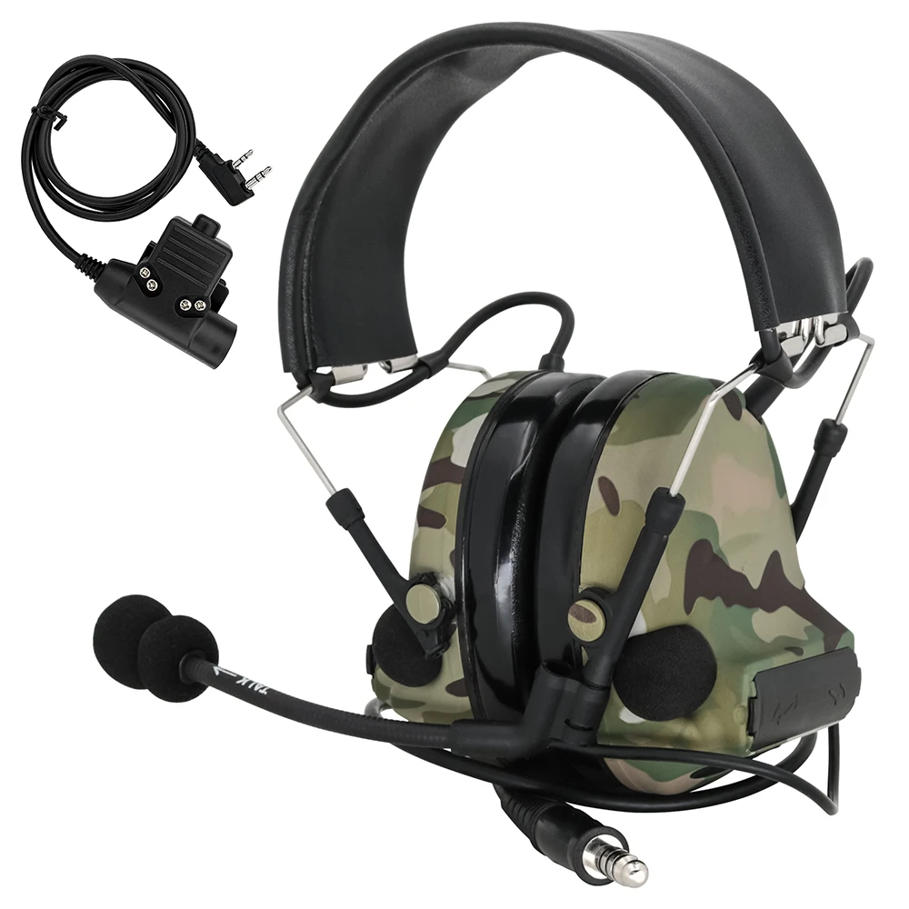 Tactical COMTAC II Headphone Active Pickup Noise Reduction Walkie-talkie Headset Military Airsoft Shooting Tactical Headset
Tactical COMTAC II Headphone Active Pickup Noise Reduction Walkie-talkie Headset Military Airsoft Shooting Tactical Headset