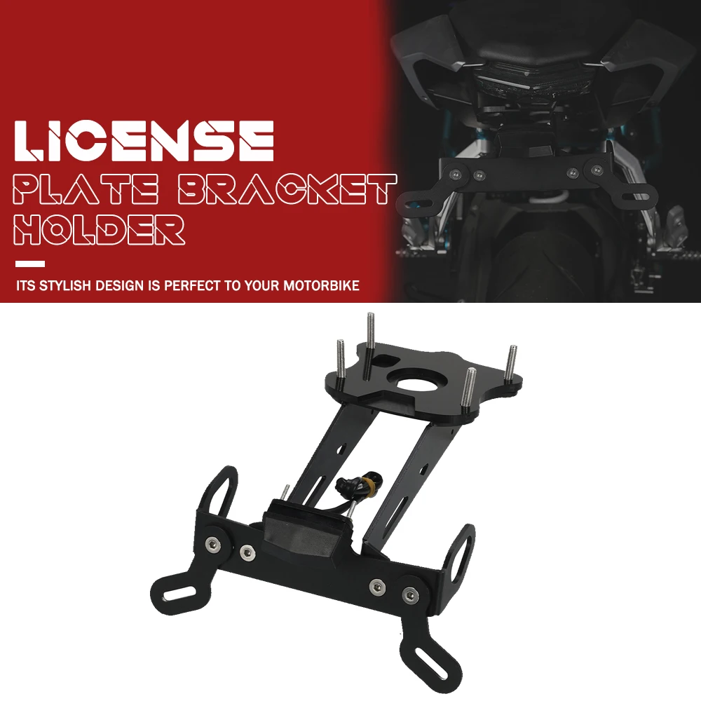 Motorcycle With Lamp License Plate Bracket Holder FOR YAMAHA MT-09 MT09 MT 09 SP LICENSE PLATE HOLDER Parts 2021 2022 2023 2024
Motorcycle With Lamp License Plate Bracket Holder FOR YAMAHA MT-09 MT09 MT 09 SP LICENSE PLATE HOLDER Parts 2021 2022 2023 2024
