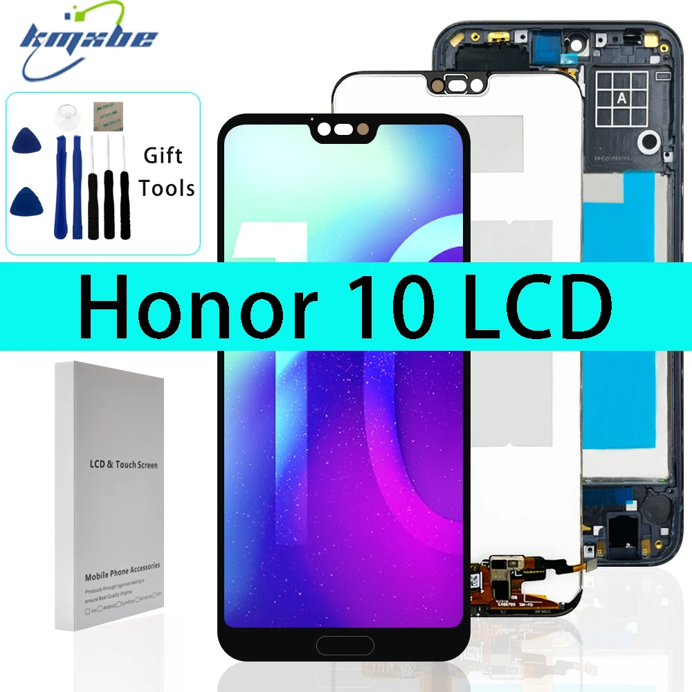 Kmxbe 5.84" Original LCD For Huawei Honor 10 Display Touch Screen Digitizer Assembly With Fingerprint For COL-AL10 COL-L29 Parts
Kmxbe 5.84" Original LCD For Huawei Honor 10 Display Touch Screen Digitizer Assembly With Fingerprint For COL-AL10 COL-L29 Parts