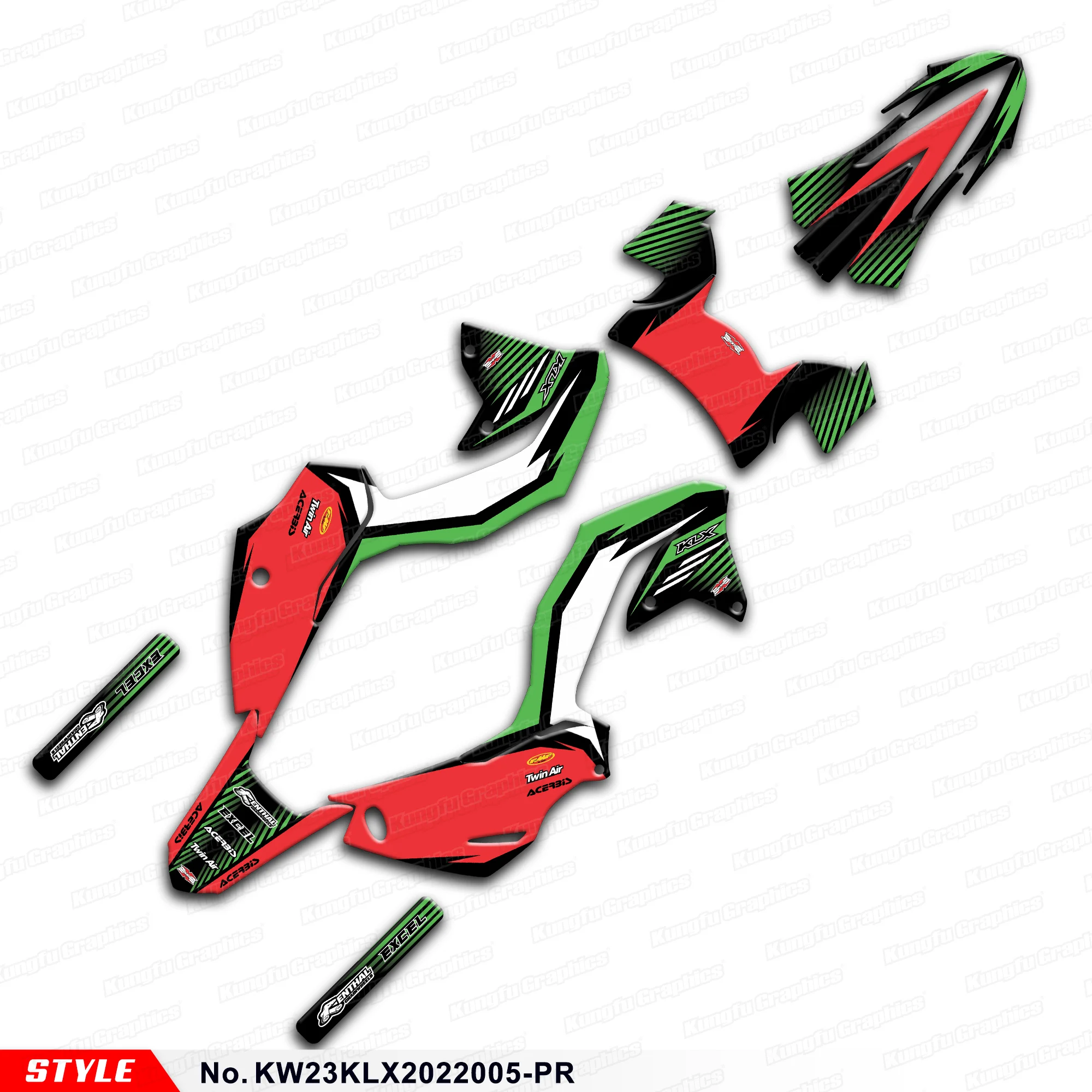 Наклейка для графических гоночных мотоциклов Kawasaki KLX230 2020 2021 2022, KW23KLX2022005-PR
Наклейка для графических гоночных мотоциклов Kawasaki KLX230 2020 2021 2022, KW23KLX2022005-PR