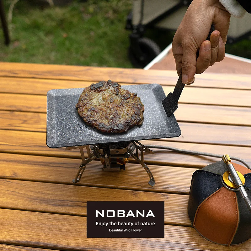 Outdoor Portable Mini Barbecue Frying Pan Teppanyaki Camping Durable Cookware Steak Grilled Fish Non-stick Frying Pan
Outdoor Portable Mini Barbecue Frying Pan Teppanyaki Camping Durable Cookware Steak Grilled Fish Non-stick Frying Pan