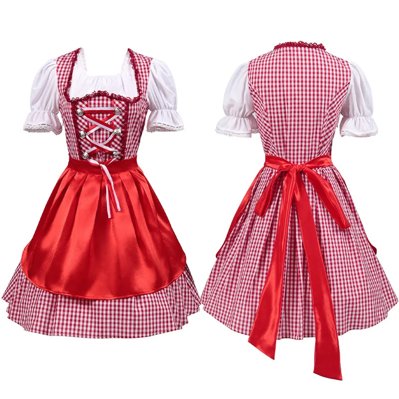 Halloween Cosplay New German Beer Girl Dress Bar Maid Dress Large German Beer Festival Dress Women Party Dress
Halloween Cosplay New German Beer Girl Dress Bar Maid Dress Large German Beer Festival Dress Women Party Dress