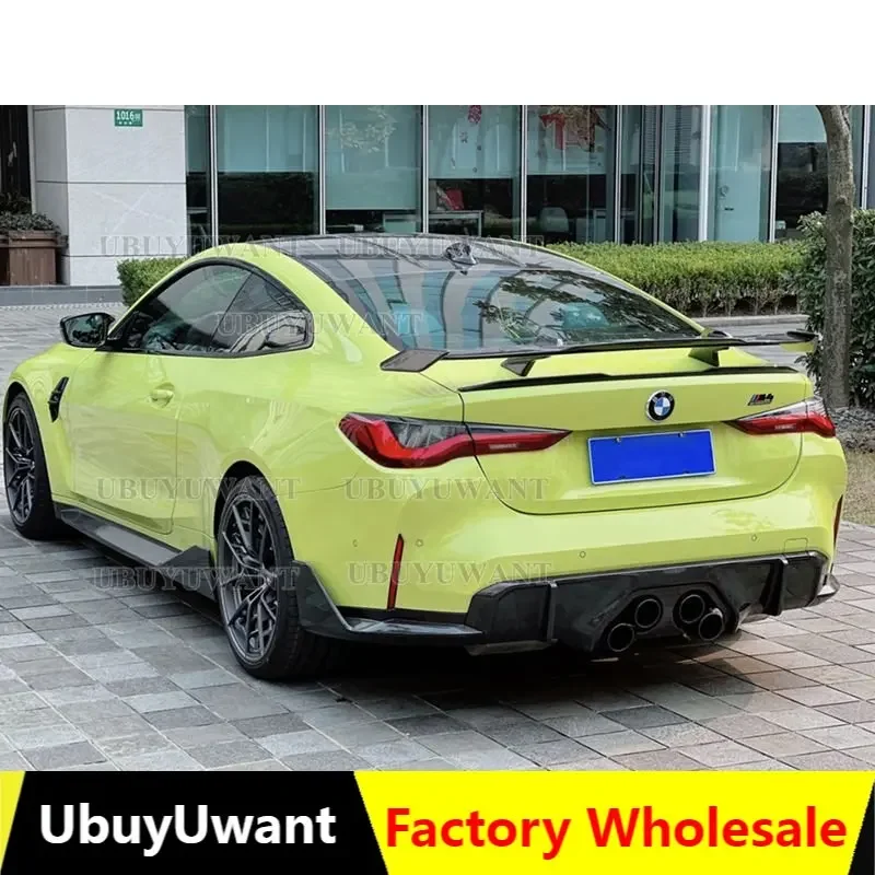 

Задний спойлер для BMW 4-Series G82 F36 G80 G23 G22 2-Door Sedan & 2020-2022 M4 Style, спойлер для крыла, спойлер для багажника из настоящего углеродного волокна