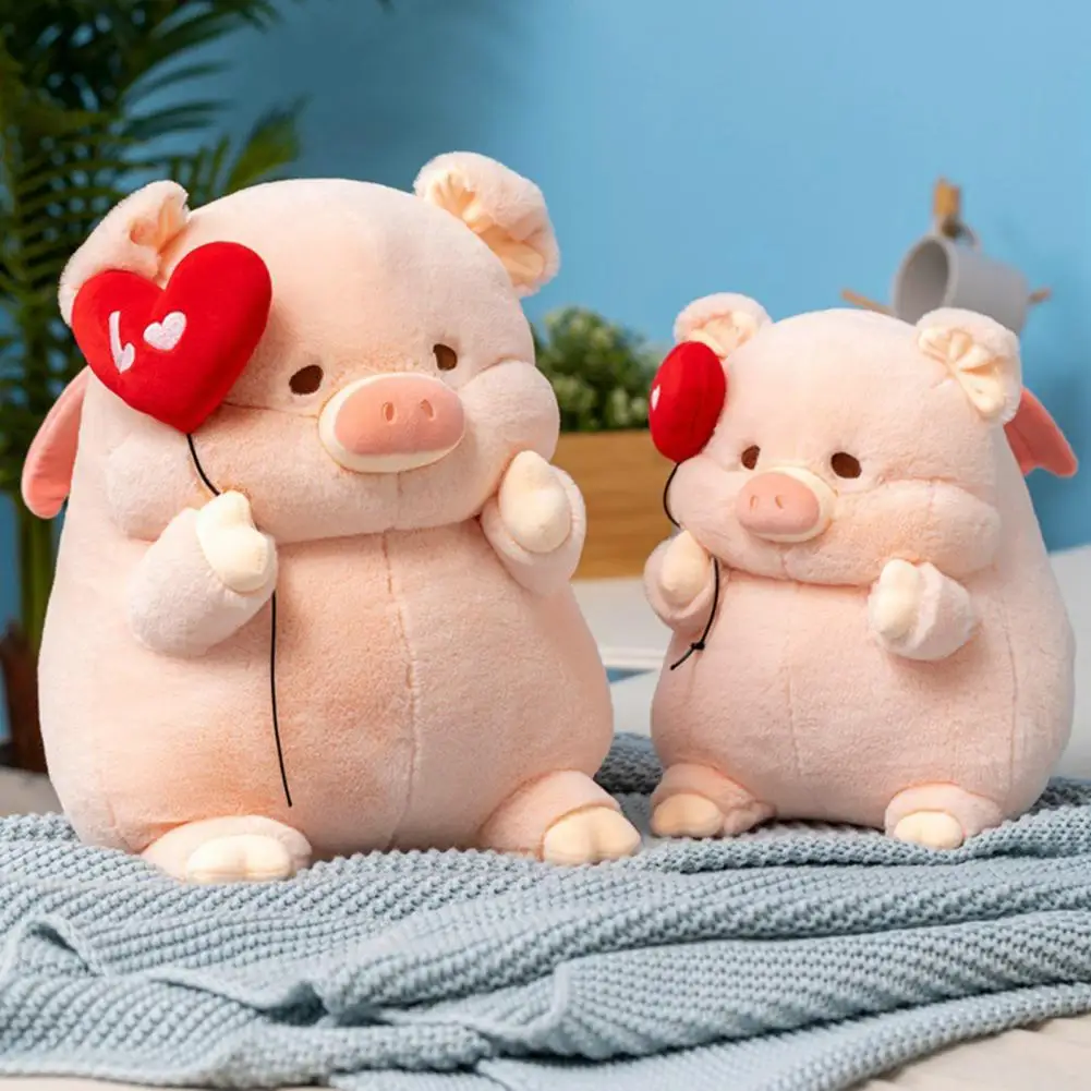 Fully Filled Pig Doll Super Soft Angel Pig Plush Toy Adorable Pink Piggy with Wings Heart Balloon Soothing Companion for Bedroom
Fully Filled Pig Doll Super Soft Angel Pig Plush Toy Adorable Pink Piggy with Wings Heart Balloon Soothing Companion for Bedroom