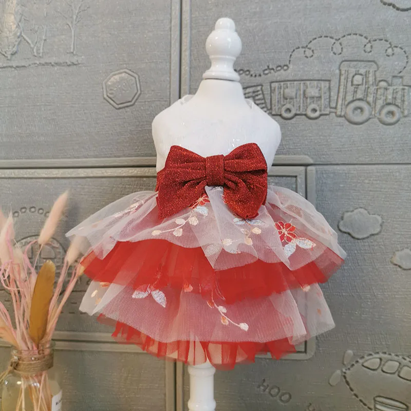 Free Shipping Handmade Dog Clothes Pet One Piece Princess Tutu Short Dress Shine Big Bow More Layers Bubble Skirt Ball Gown
Free Shipping Handmade Dog Clothes Pet One Piece Princess Tutu Short Dress Shine Big Bow More Layers Bubble Skirt Ball Gown