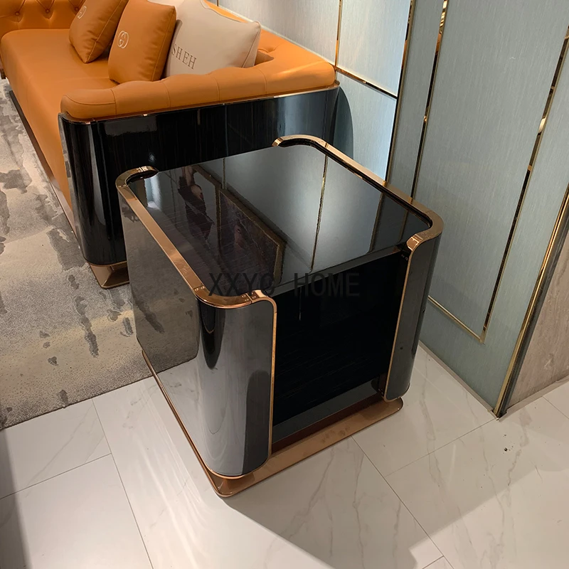 Corner Sofa Side Table Post-Modern Solid Wood Side Cabinet Eight-Immortal Table Small Coffee Table
Corner Sofa Side Table Post-Modern Solid Wood Side Cabinet Eight-Immortal Table Small Coffee Table