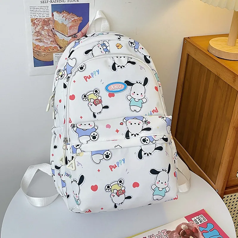 

Hello Kitty School Bag Large Capacity Cute Backpack for Junior High and High School Students Versatile Cartoon Backpack