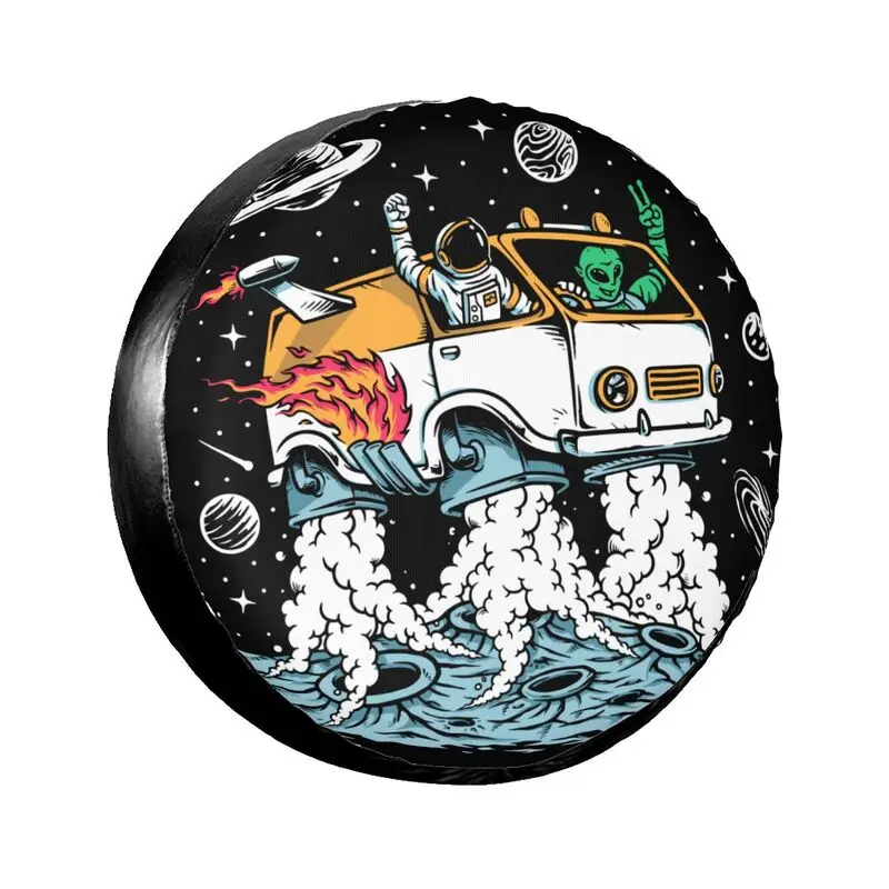 

Astronaut Car Tire Cover Custom Outdoor Touring Car Tire Protection Bag Universal Size031 Tire Cover