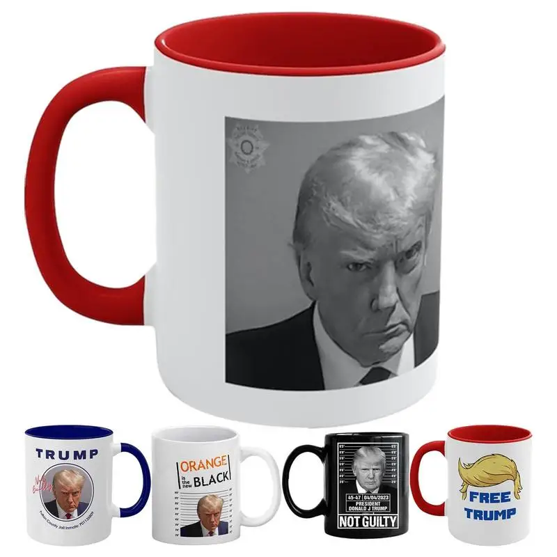 Trump Mugshot Mug Novelty Coffee Mug Ceramic Tea Cup Creative Coffee Lovers Drinkware Mug Funny Drinking Cup For Trump Lovers
Trump Mugshot Mug Novelty Coffee Mug Ceramic Tea Cup Creative Coffee Lovers Drinkware Mug Funny Drinking Cup For Trump Lovers