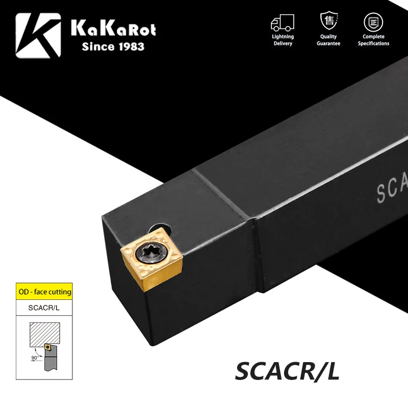 KaKarot External Turning Tool SCACR1010K09 SCACR1212H09 SCACR1616H09 Carbide Inserts CCMT09T304 Lathe Tool Cutting Tools 1 Set
KaKarot External Turning Tool SCACR1010K09 SCACR1212H09 SCACR1616H09 Carbide Inserts CCMT09T304 Lathe Tool Cutting Tools 1 Set