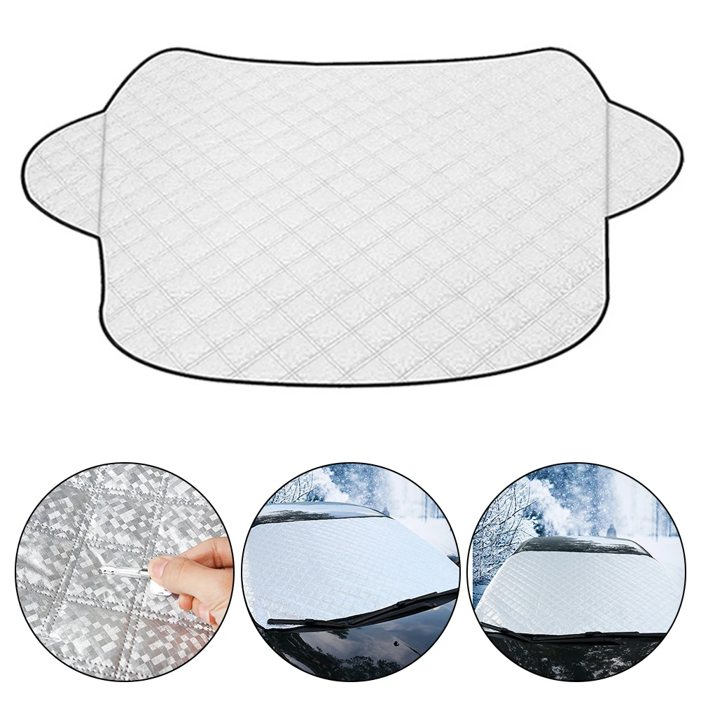 1x Car Windshield Snow Frost Cover Winter Guard Sun Shade Protector Fits For Most Cars/ SUVs/MPVs 178x97cm Universal Accessories
1x Car Windshield Snow Frost Cover Winter Guard Sun Shade Protector Fits For Most Cars/ SUVs/MPVs 178x97cm Universal Accessories
