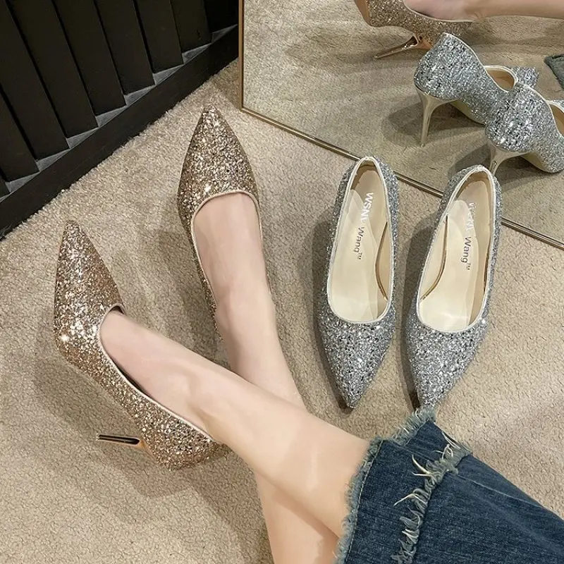 New High Heels Women Wedding Shoes Bride Heels Luxury Designer Elegant Party Sandals Dress Strip Pole Dance Sexy Heels Fashion
New High Heels Women Wedding Shoes Bride Heels Luxury Designer Elegant Party Sandals Dress Strip Pole Dance Sexy Heels Fashion