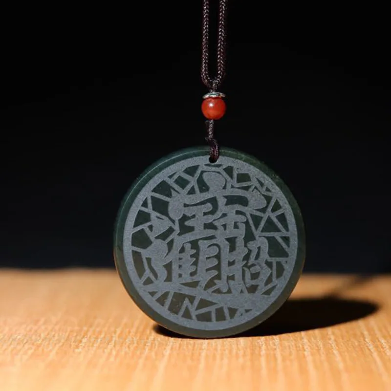 Factory Wholesale Tik Tok Live Stream for Amass Fortunes Natural Hotian Jade Pendant Men's Gray Jade Brand Pendant
Factory Wholesale Tik Tok Live Stream for Amass Fortunes Natural Hotian Jade Pendant Men's Gray Jade Brand Pendant