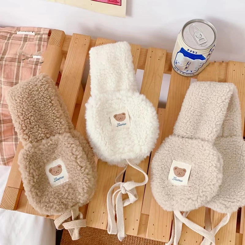 Thicken Cute Earmuff For Girls Bandage Wind Proof Simple Children Women Earmuffs Bear Winter Ear Cover Earlap Warmer Headband
Thicken Cute Earmuff For Girls Bandage Wind Proof Simple Children Women Earmuffs Bear Winter Ear Cover Earlap Warmer Headband