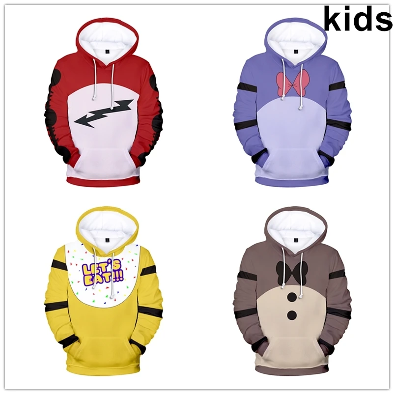 Hot 3 To 14 Years Kids Cartoon Hoodies Five Nights At FN AF 3D Hoodie Sweatshirt Boy Girl Bear Cartoon cosplay Children Pullover
Hot 3 To 14 Years Kids Cartoon Hoodies Five Nights At FN AF 3D Hoodie Sweatshirt Boy Girl Bear Cartoon cosplay Children Pullover