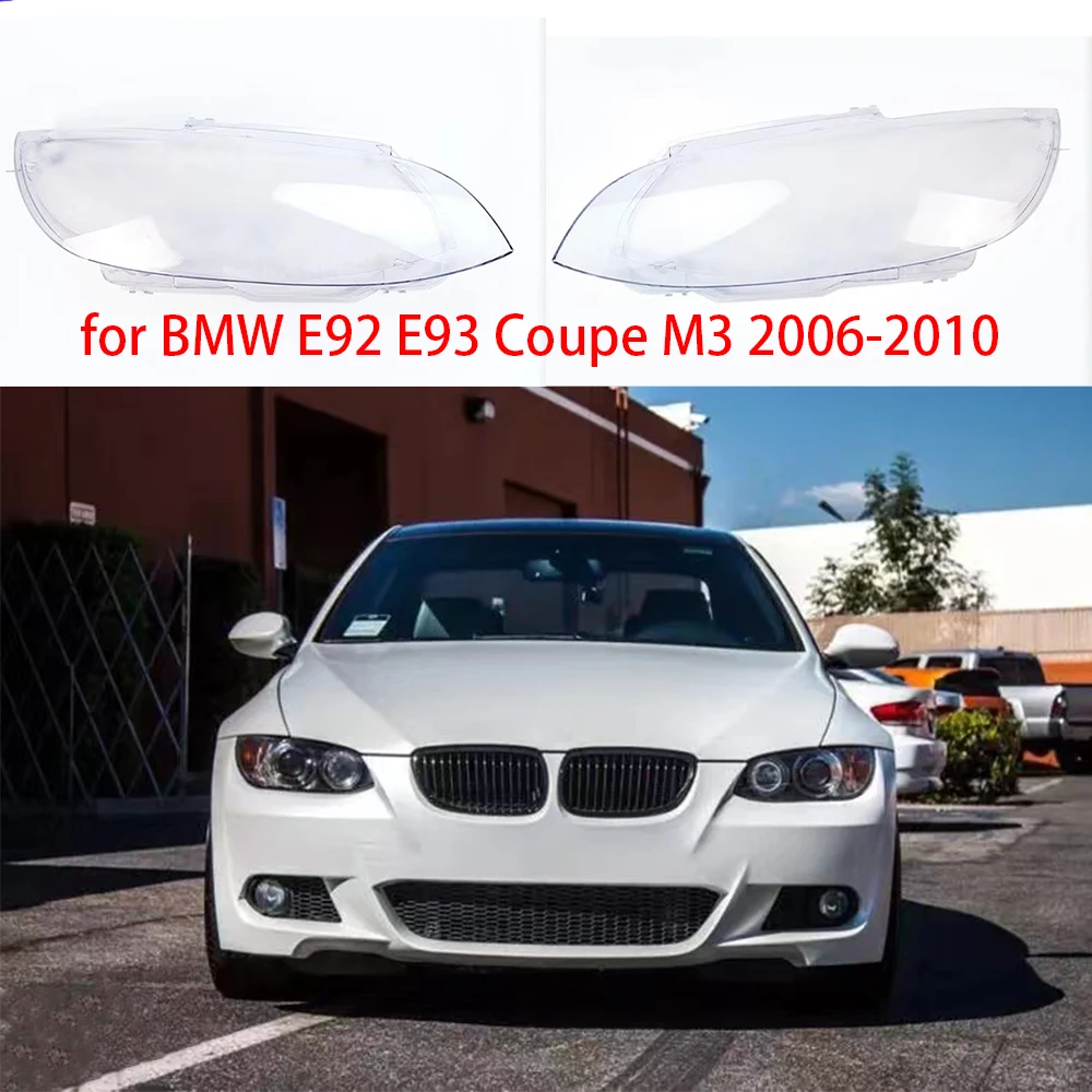 1Pair Headlight Head Light Lamp Lens Cover for BMW E92 E93 Coupe M3 328I 335I Cabrio 2006-2010
1Pair Headlight Head Light Lamp Lens Cover for BMW E92 E93 Coupe M3 328I 335I Cabrio 2006-2010