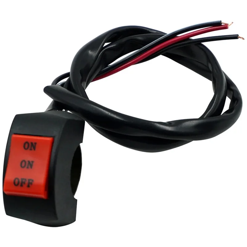 Motorcycle Headlight Switch Motorcycle ATV 22mm Handlebar Button Switch for Headlight Fog Light 2 ON 1 Off Switches (Red)
Motorcycle Headlight Switch Motorcycle ATV 22mm Handlebar Button Switch for Headlight Fog Light 2 ON 1 Off Switches (Red)
