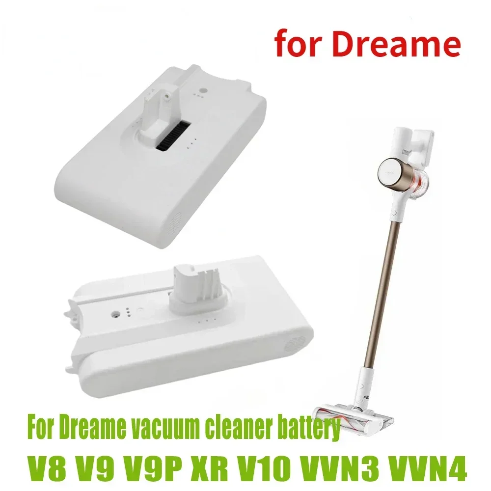 New V9 V10 Lithium Battery for Dreame V8 V9 V10 V9P XR VVN3 VVN4 Handheld Cordless Vacuum Cleaner Parts Replacement Battery
New V9 V10 Lithium Battery for Dreame V8 V9 V10 V9P XR VVN3 VVN4 Handheld Cordless Vacuum Cleaner Parts Replacement Battery