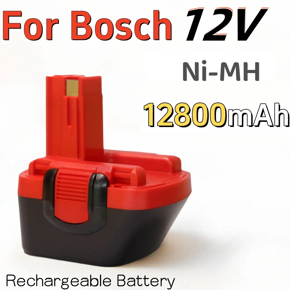 For Bosch 12V 12800mAh Rechargeable Ni-MH Power Tool Battery BAT043 D70745 PSR12 GSB12 GSR12 BAT038 BAT045 BAT040
For Bosch 12V 12800mAh Rechargeable Ni-MH Power Tool Battery BAT043 D70745 PSR12 GSB12 GSR12 BAT038 BAT045 BAT040