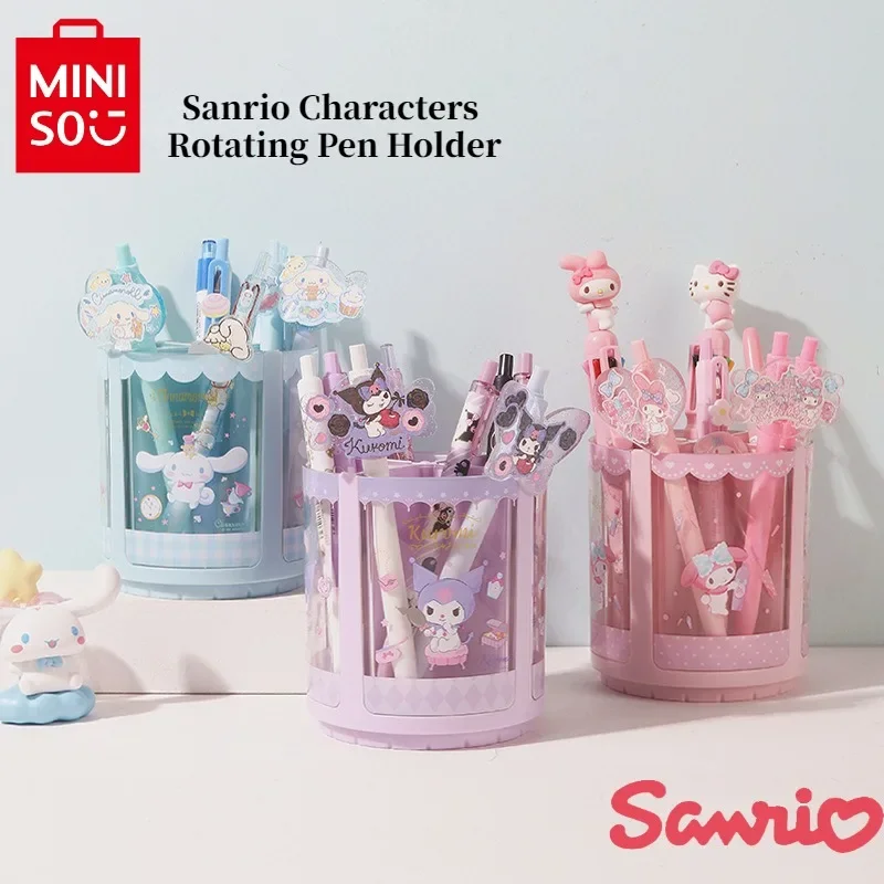 MINISO Sanrio Kulomi My Melody Cinnamoroll Cartoon Cute Creative Rotating Pen Holder Desktop Storage Stationery Makeup Brush
MINISO Sanrio Kulomi My Melody Cinnamoroll Cartoon Cute Creative Rotating Pen Holder Desktop Storage Stationery Makeup Brush