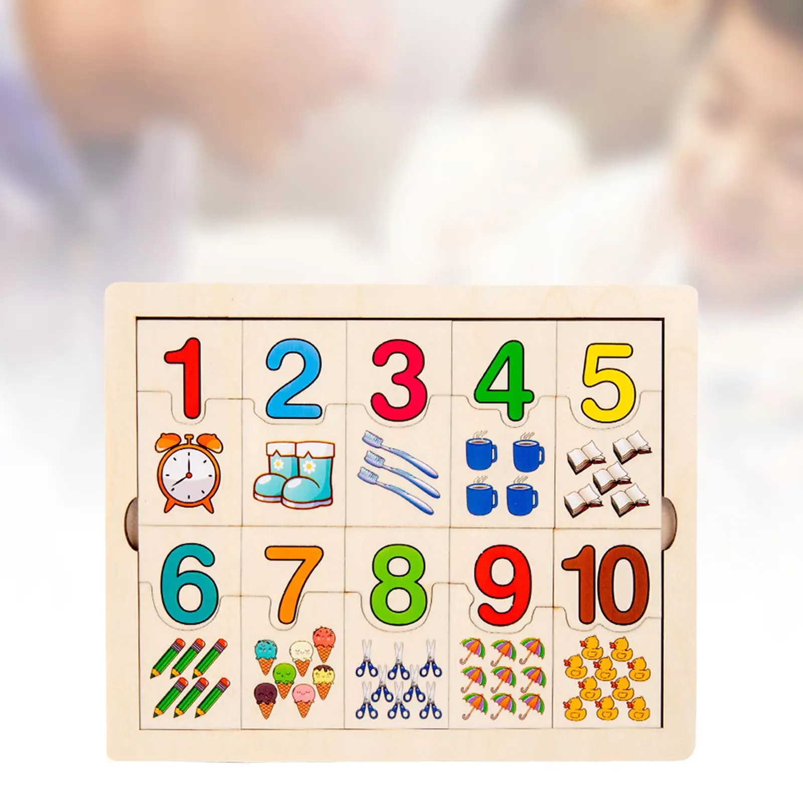 Educational Counting Toy Fine Motor Skills Jigsaw Math Learning Wooden Puzzle for Boys Kids over 3 Girls Children Holiday Gifts
Educational Counting Toy Fine Motor Skills Jigsaw Math Learning Wooden Puzzle for Boys Kids over 3 Girls Children Holiday Gifts