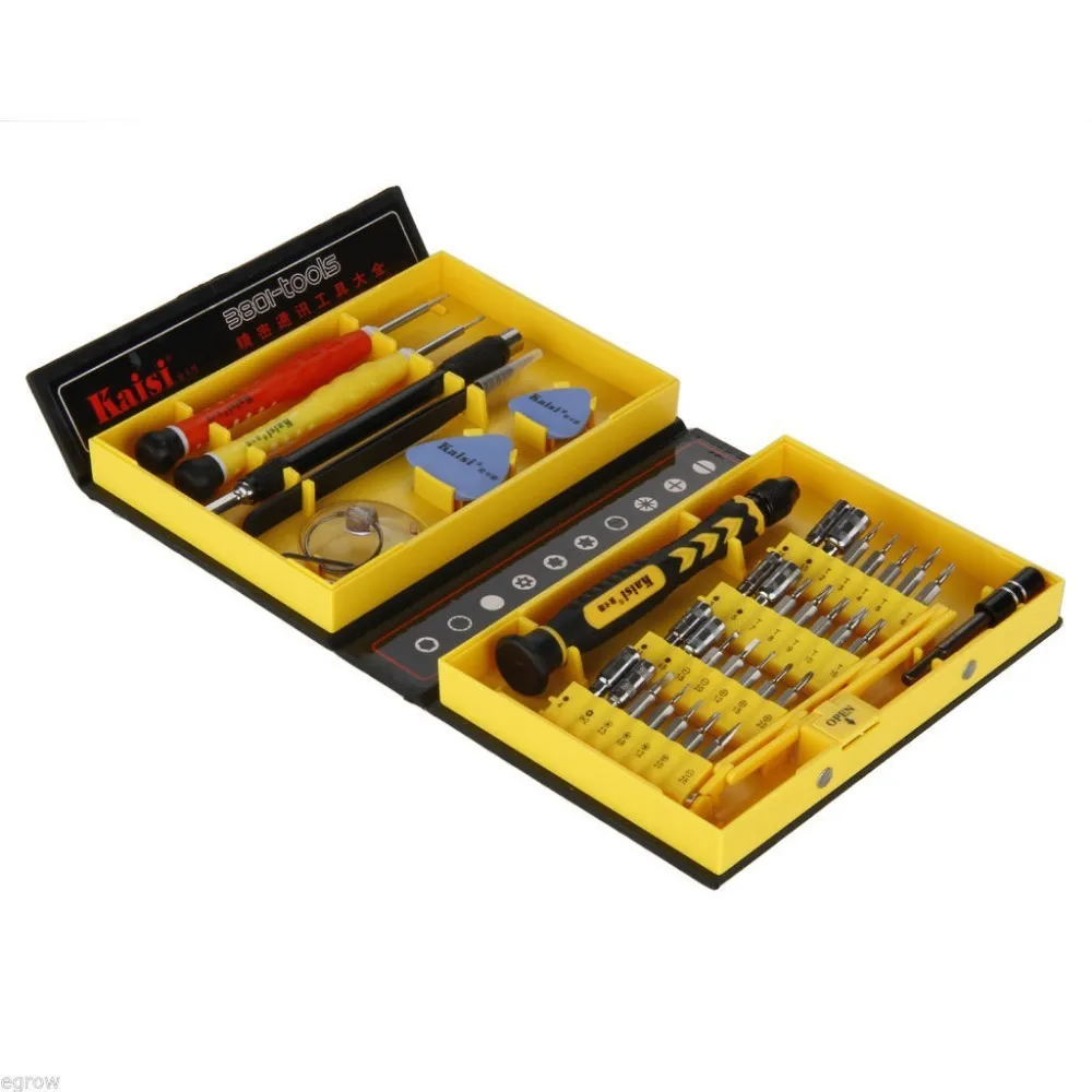 

38 in 1 Precision Screwdriver Set Repair Opening Box Magnetic Tools Kit for Mobile Cell Phones iPhone 4 5S 6 Laptop PC Tablet