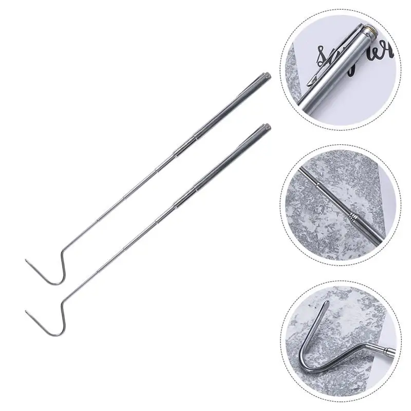

Snake Hook Reptile Stick Catcher Catching Grabber Tongs Grabbing Handling Retractable Tool Tools Long Picker Pick Capture Snakes