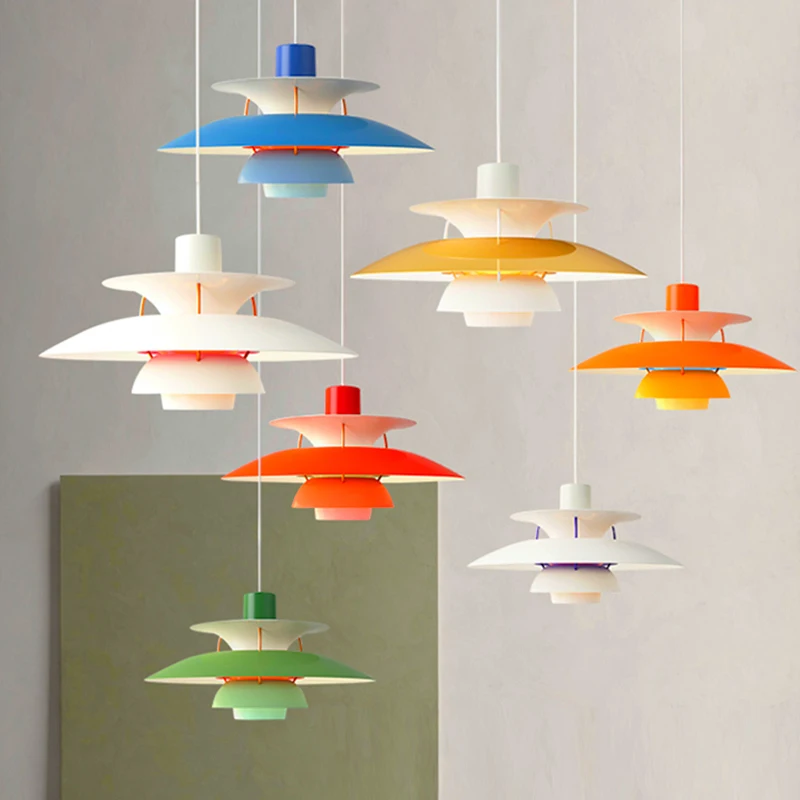 Danish Creative Pendant Light Umbrella LED Hanging Lamp PH 5 Color for Living Kitchen Loui Lustre Paulsen UFO Droplight
Danish Creative Pendant Light Umbrella LED Hanging Lamp PH 5 Color for Living Kitchen Loui Lustre Paulsen UFO Droplight